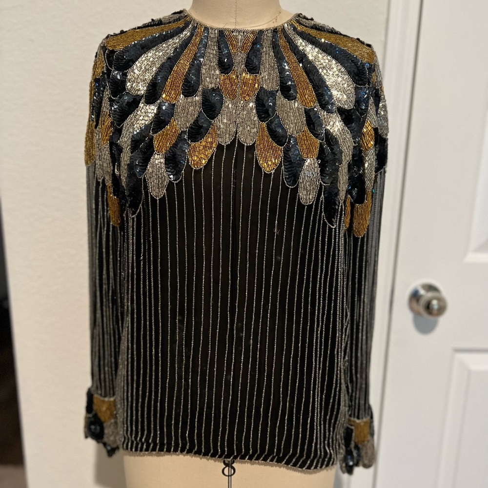 Beautiful Vintage beaded top